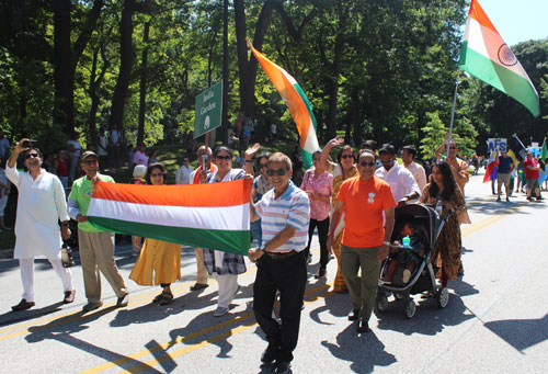 India Garden in the Parade of Flags